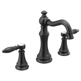 Moen Weymouth Two Handle Lever Handle Bathroom Faucet Trim Kit in Matte Black - TS42108BL