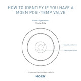 Moen Rizon Posi Temp Pressure Balancing Modern Shower Trim Kit in Matte Black - T2811BL