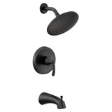 Moen Glyde M CORE 2 Series 1 Handle Tub and Shower Trim Kit in Matte Black - UT2843EPBL