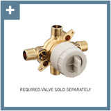 Moen Gibson M CORE 3 Series 1 Handle Tub and Shower Trim Kit in Brushed Nickel - UT2903NHBN