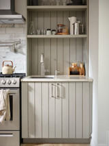 Moen Nio Spot Resist Stainless One Handle Bar Faucet Includes Secondary Finish Handle Option in Spot Resist Stainless - S55005SRS