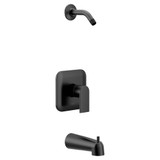Moen Genta LX M CORE 2 Series 1 Handle Tub and Shower Trim Kit in Matte Black - UT2473NHBL