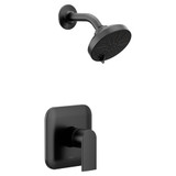 Moen Genta LX M CORE 2 Series 1 Handle Shower Trim Kit in Matte Black - UT2472EPBL