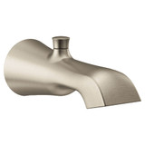 Moen Flara 1/2 Inch Slip Fit Connection Diverter Tub Spout in Brushed Nickel - S989BN
