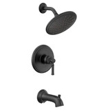 Moen Dartmoor M CORE 2 Series Eco Performance 1 Handle Tub and Shower Trim Kit with 8 Inch Rainshower in Matte Black - UT2283EPBL