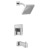 Moen 90 Degree M CORE 3 Series 1 Handle Eco Performance Tub and Shower Trim Kit in Chrome - UTS3713EP