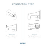 Moen Cia 3347 Tub Spout with Slip fit CC Connection in Chrome - 3347