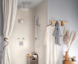 Moen Voss 6" Single Function Rainshower Showerhead with Immersion Technology at 2.5 GPM Flow Rate in Chrome - S6365