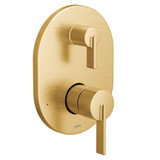 Moen Cia M CORE 3 Series 2 Handle Shower Trim with Integrated Transfer Valve in Brushed Gold - UT3331BG