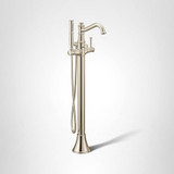 Moen Belfield One Handle Freestanding Floor Mount Tub Filler with Handshower Polished in Polished Nickel - 9025NL