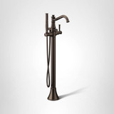 Moen Belfield One Handle Freestanding Floor Mount Tub Filler with Handshower in Oil Rubbed Bronze - 9025ORB