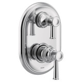 Moen Belfield M CORE 3 Series 2 Handle Shower Trim with Integrated Transfer Valve in Chrome - UT3322