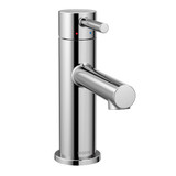 Moen One Handle Modern Bathroom Faucet with Drain Assembly and Optional Deckplate 6190 in Chrome - 6190