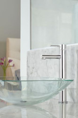 Moen One Handle Single Hole Modern Vessel Sink Bathroom Faucet 6192 in Chrome - 6192