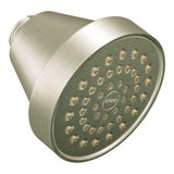 Moen Level One Function Standard Shower Head 1 in Brushed Nickel - 6399BN