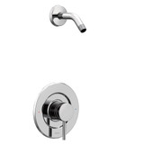 Moen Posi Temp Pressure Balancing Modern Shower Trim Kit without Showerhead in Chrome - T2192NH
