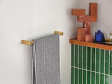 Moen Align 24 Inch Modern Single Towel Bar in Brushed Gold - YB0424BG