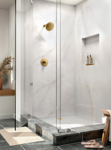 Moen M CORE 2 Series 1 Handle Shower Trim Kit in Brushed Gold - UT2192EPBG