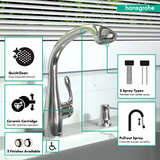 Closeout Open Box Hansgrohe 06461000 Allegro E Kitchen: Chrome