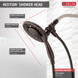 Delta In2Ition 4-Setting Two-in-One Shower