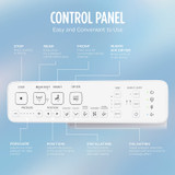 TOTO Drake 2-Piece Elongated Toilet with S2 Bidet Seat, 1.28 GPF in Cotton White