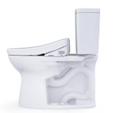TOTO Drake 2-Piece Elongated Toilet with S5 Bidet Seat, 1.28 GPF in Cotton White