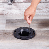 Oatey 4 in. ABS Replacement for Cast Iron Closet Flange - 43538