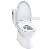 TOTO Glaston Two Piece Elongated Toilet 1.0 GPF with S7A Bidet Seat & Autoflush - Cotton