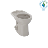 Toto Drake II Two Piece Round Universal Height Toilet Bowl Only with CEFIONTECT 0.8 and 1.28 GPF in Bone