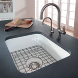 Franke CCK110-15 White Cisterna Fireclay Undermount Single Bowl