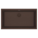 Franke Single Bowl Undermount Granite Kitchen Sink in Black - MAG11031-MOC