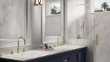 California Faucets Trousdale 8" Widespread Lavatory Faucet with Completely Finished ZeroDrain in Satin Brass - C102ZBF-SB