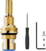 BRASSCRAFT Cold Ceramic Cartridge Replacement for Widespread Faucets - 1-001