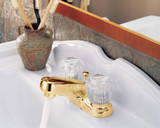 Delta Classic 2522LF Two Handle Centerset Bathroom Faucet - Two Handle Knob With Pop Up: Chrome