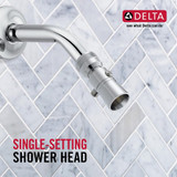 Delta Universal Showering Components 52652-PK Fundamentals 2-Setting Metal Shower Head: Chrome