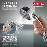 Delta Universal Showering Components 75700 7-Setting Hand Shower: Chrome