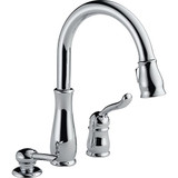 Delta 978-WE-DST Leland Single Handle Water Efficient Pull-Down Kitchen Faucet CHROME