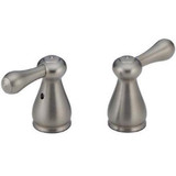 Delta Leland H278SS Metal Lever Handle Set - 2H Bathroom - Two Handle Lever: Stainless