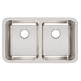 Elkay Lustertone Classic Stainless Steel 30-3/4" x 18-1/2" x 10", Equal Double Bowl Undermount Sink