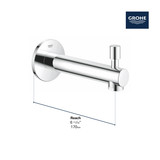 Grohe 13275001 Concetto Diverter Tub Spout: Chrome