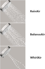 Hansgrohe 04341000 Raindance S Handshower 100 3-Jet, 2.0 GPM in Chrome