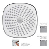 Hansgrohe 04387400 Croma Select E Shower Head 180 2-Jet, 1.8 GPM in White / Chrome