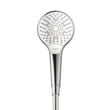 Hansgrohe 04724400 Croma Select S Handshower 110 3-Jet, 1.75 GPM in White / Chrome