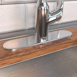 Hansgrohe 14019001 Base Plate for Single-Hole Kitchen Faucets, 10" in Chrome Hansgrohe 14019001 Base Plate for Single-Hole Kitchen Faucets, 10" in Chrome