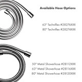 Hansgrohe 28504821 Raindance S Handshower 100 3-Jet, 2.5 GPM in Brushed Nickel