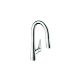 Hansgrohe 72815801 Talis S 2-Spray Prep Faucet, Pull-Out Steel Optik
