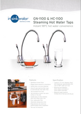 InSinkErator 44252 Indulge Contemporary Hot/Cool Faucet (F-HC1100-Chrome)
