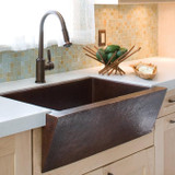 Native Trails CPK290 Zuma Copper Kitchen Sink: Antique Copper