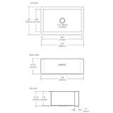 Native Trails CPK573 Farmhouse 33" Copper Kitchen Sink: Brushed Nickel