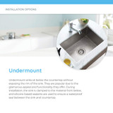 Native Trails CPK578 Cocina 21" Copper Kitchen Sink Kitchen Sink: Brushed Nickel